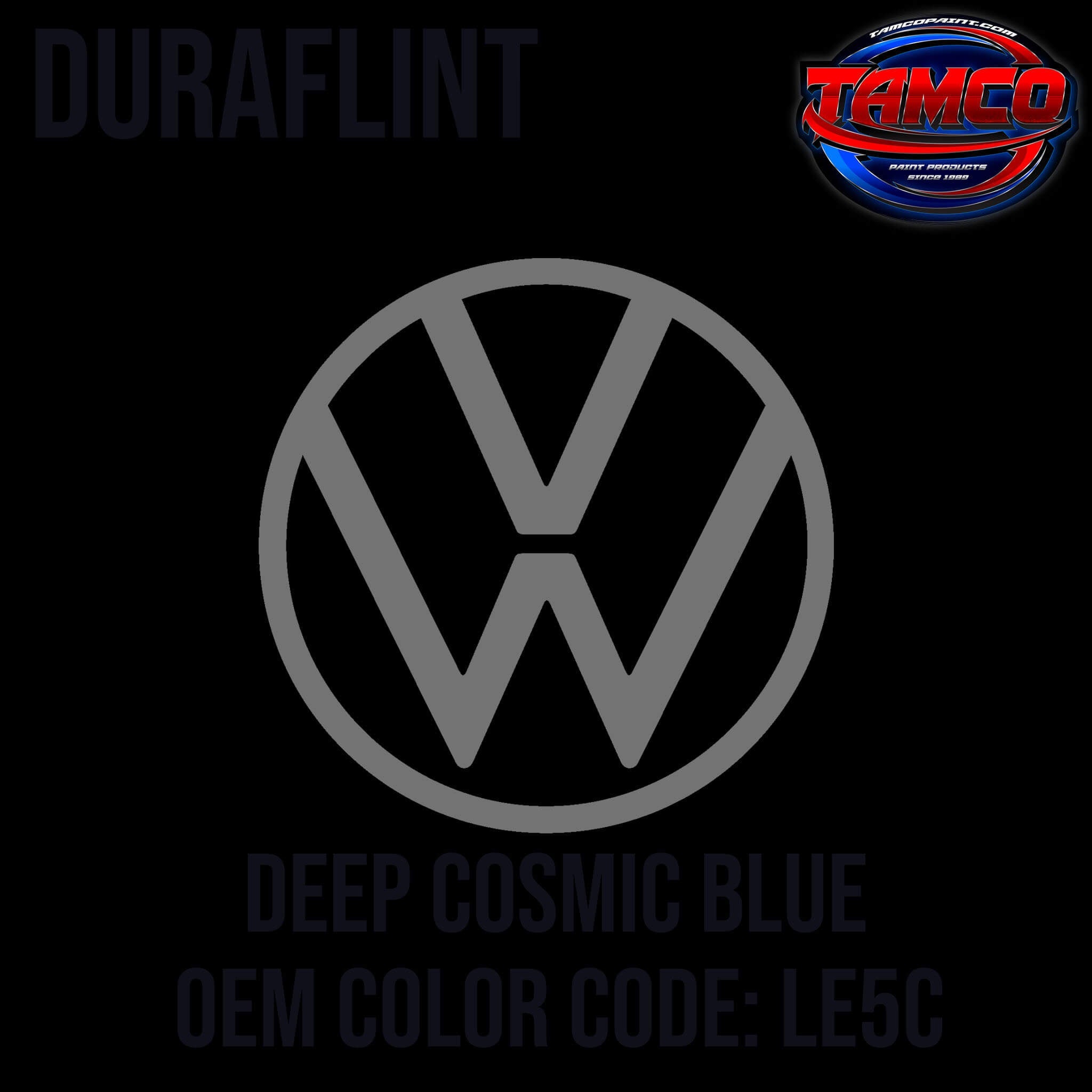 Volkswagen Deep Cosmic Blue LE5C OEM Duraflint