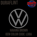 Tamco Paint Volkswagen Havana Brown Code LD8A Duraflint Series Single Stage