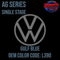 Tamco Paint Volkswagen Gulf Blue Code L390 OEM AG Series Single Stage