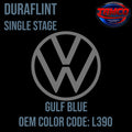 Tamco Paint Volkswagen Gulf Blue Code L390  OEM DuraFlint Series Single Stage