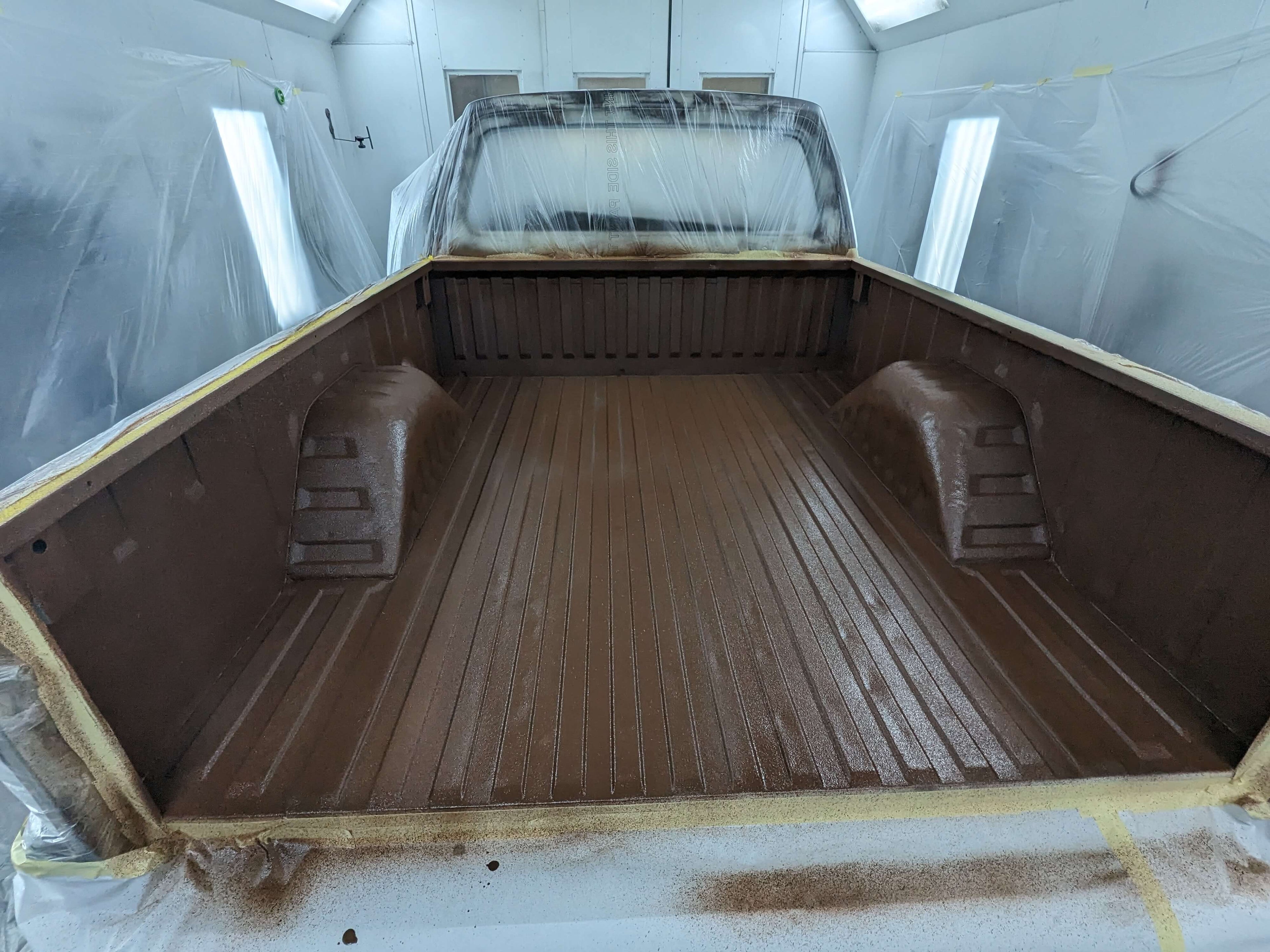 Tamco Paint Volkswagen Harvest Moon Beige on Dodge Ram