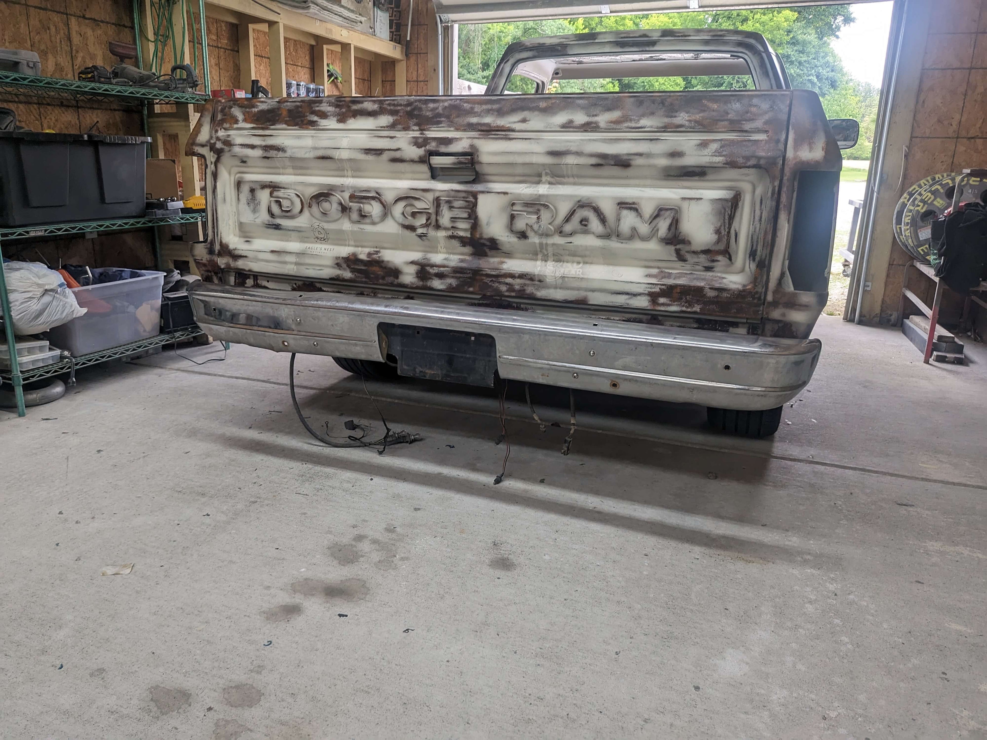 Tamco Paint Volkswagen Harvest Moon Beige on Dodge Ram