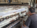 Tamco Paint Volkswagen Harvest Moon Beige on Dodge Ram