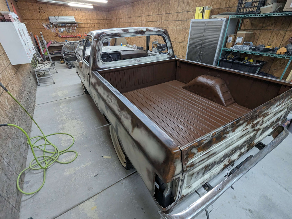 Tamco Paint Volkswagen Harvest Moon Beige on Dodge Ram