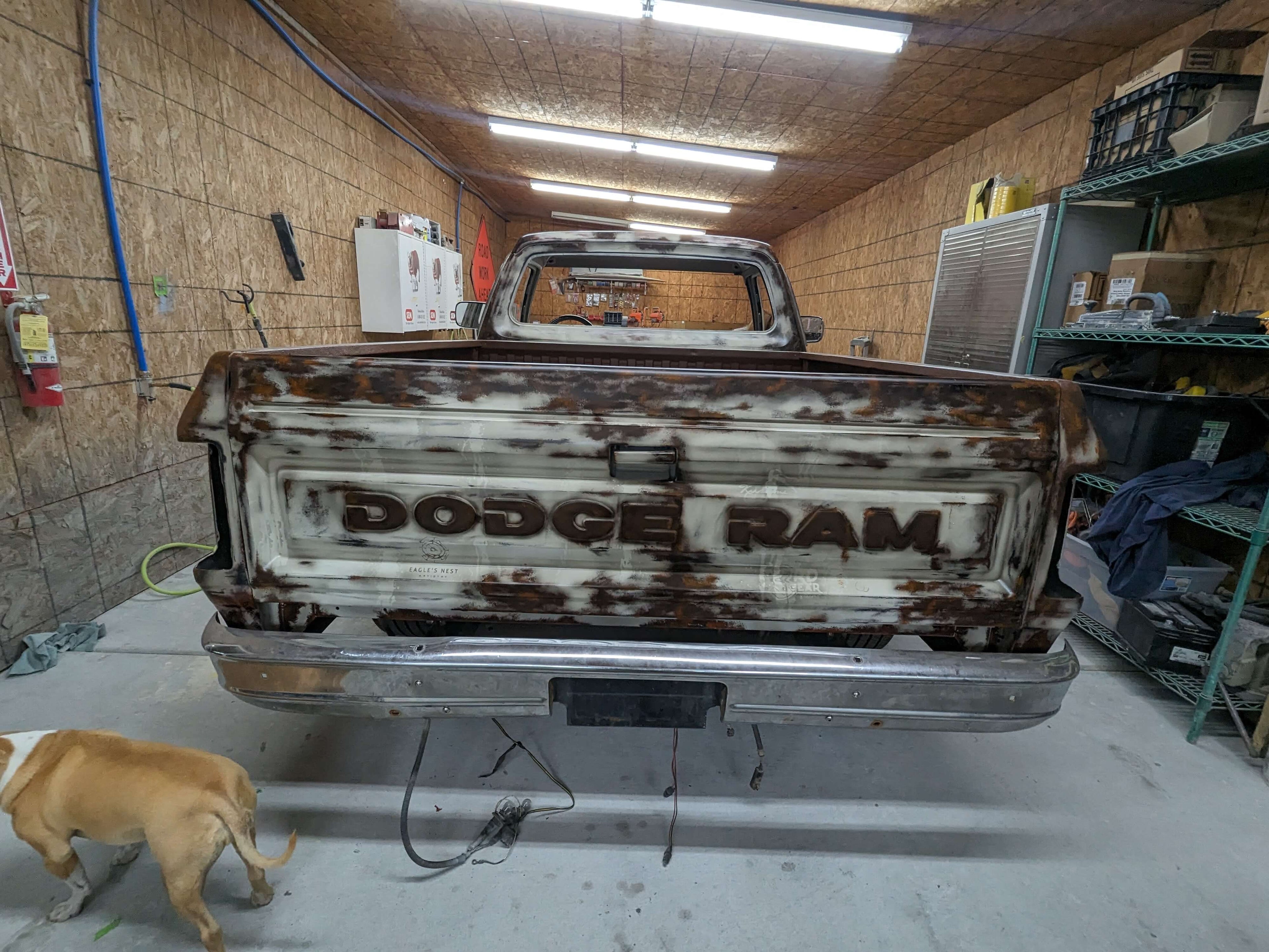 Tamco Paint Volkswagen Harvest Moon Beige on Dodge Ram