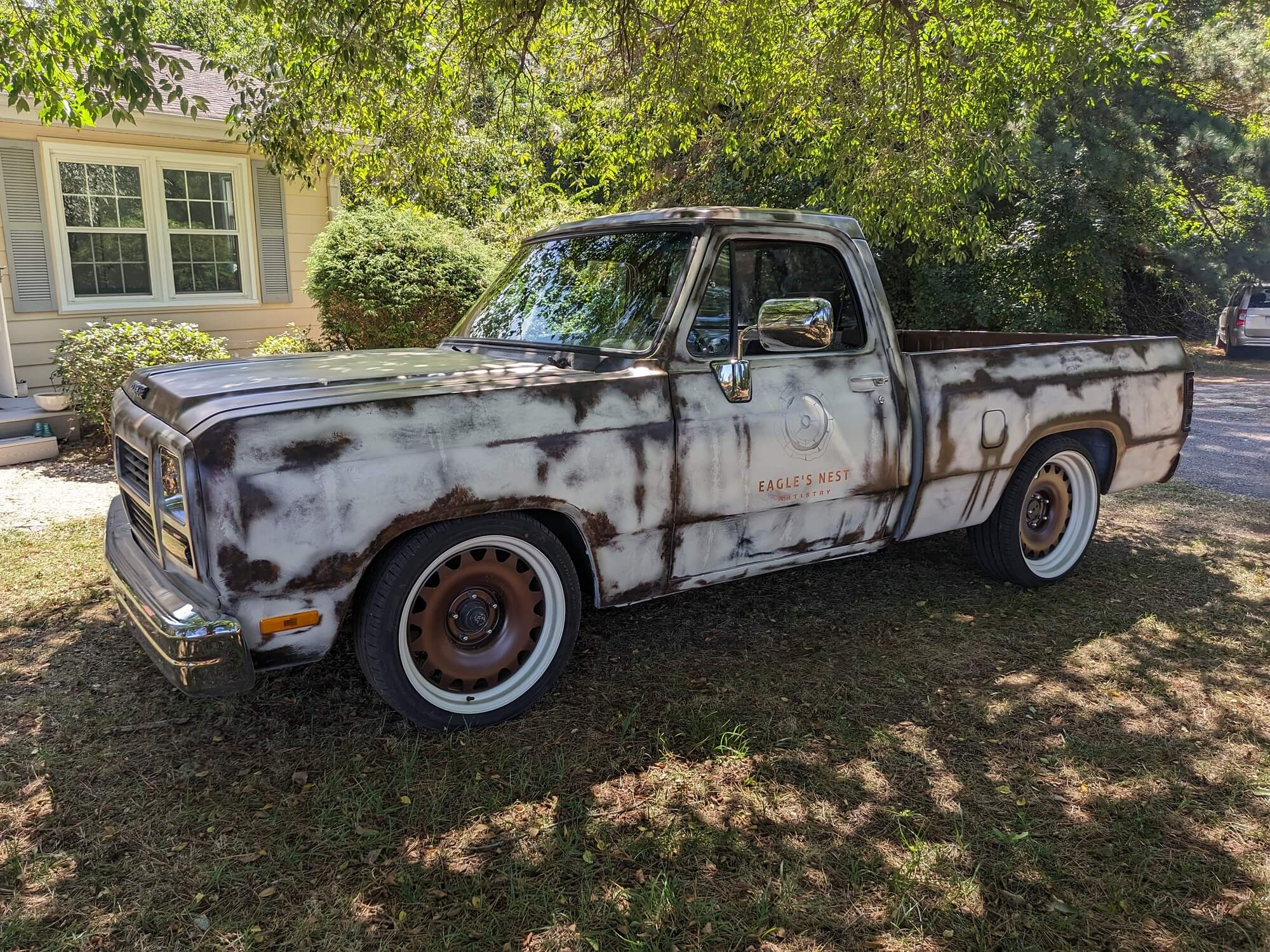 Tamco Paint Volkswagen Harvest Moon Beige on Dodge Ram
