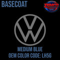 Tamco Paint Volkswagen Medium Blue Code LH5G OEM Basecoat