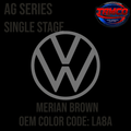 Tamco Paint Volkswagen Merian Brown Code LA8A OEM AG Series Single Stage