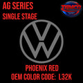 Tamco Paint Volkswagen Phoenix Red Code L32K OEM AG Series Single Stage
