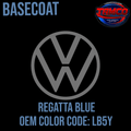 Tamco Paint Volkswagen Regatta Blue Code LB5Y OEM Basecoat