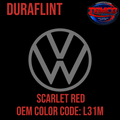 Tamco Paint Volkswagen Scarlet Red Code L31M   OEM DuraFlint Series Single Stage
