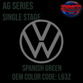 Tamco Paint Volkswagen Spanish Green  Code L63Z  OEM AG Series Single Stage