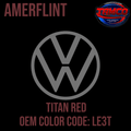 Tamco Paint Volkswagen Titan Red Code LE3T OEM Amerflint II Series Single Stage