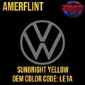 Tamco Paint Volkswagen Sunbrite Yellow Code OEM Amerflint II Series Single Stage