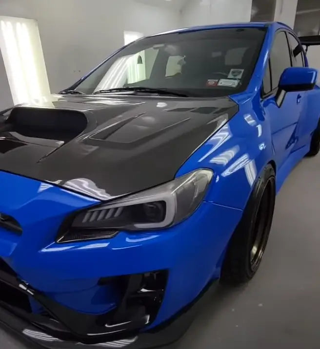 Tamco Paint Toyota Voodoo Blue on Subaru WRX