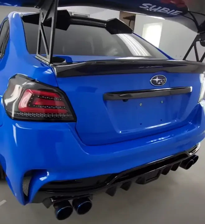 Tamco Paint Toyota Voodoo Blue on Subaru WRX