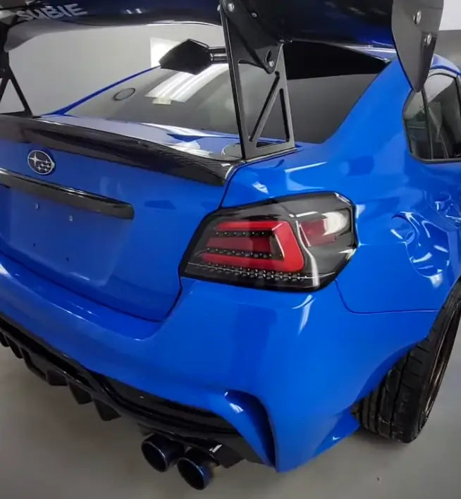 Tamco Paint Toyota Voodoo Blue on Subaru WRX
