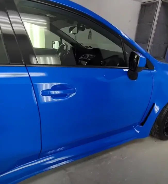 Tamco Paint Toyota Voodoo Blue on Subaru WRX