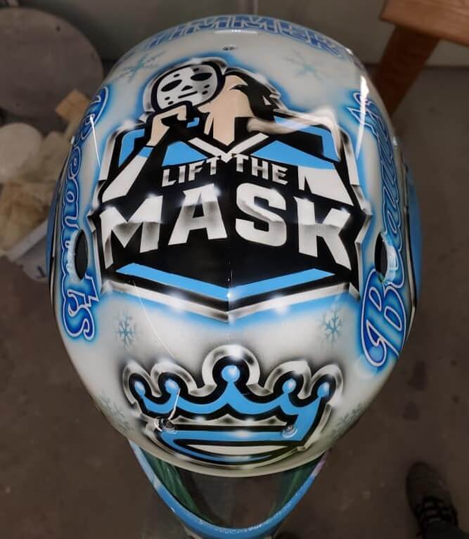 Tamco Paint Yellow Sunrise on Motorcycle Helmet