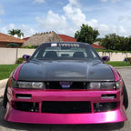Tamco Paint You Cant Sit With Us Pink on Nissan Silvia