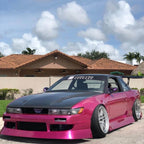 Tamco Paint You Cant Sit With Us Pink on Nissan Silvia