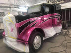 Tamco Paint You Cant Sit With Us Pink on Peterbilt