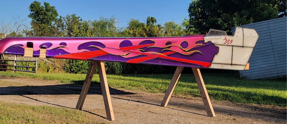 Tamco Paint You Cant Sit With Us Pink on 2002 Miller 4 Link Dragster