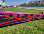 Tamco Paint You Cant Sit With Us Pink on 2002 Miller 4 Link Dragster