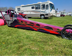 Tamco Paint You Cant Sit With Us Pink on 2002 Miller 4 Link Dragster