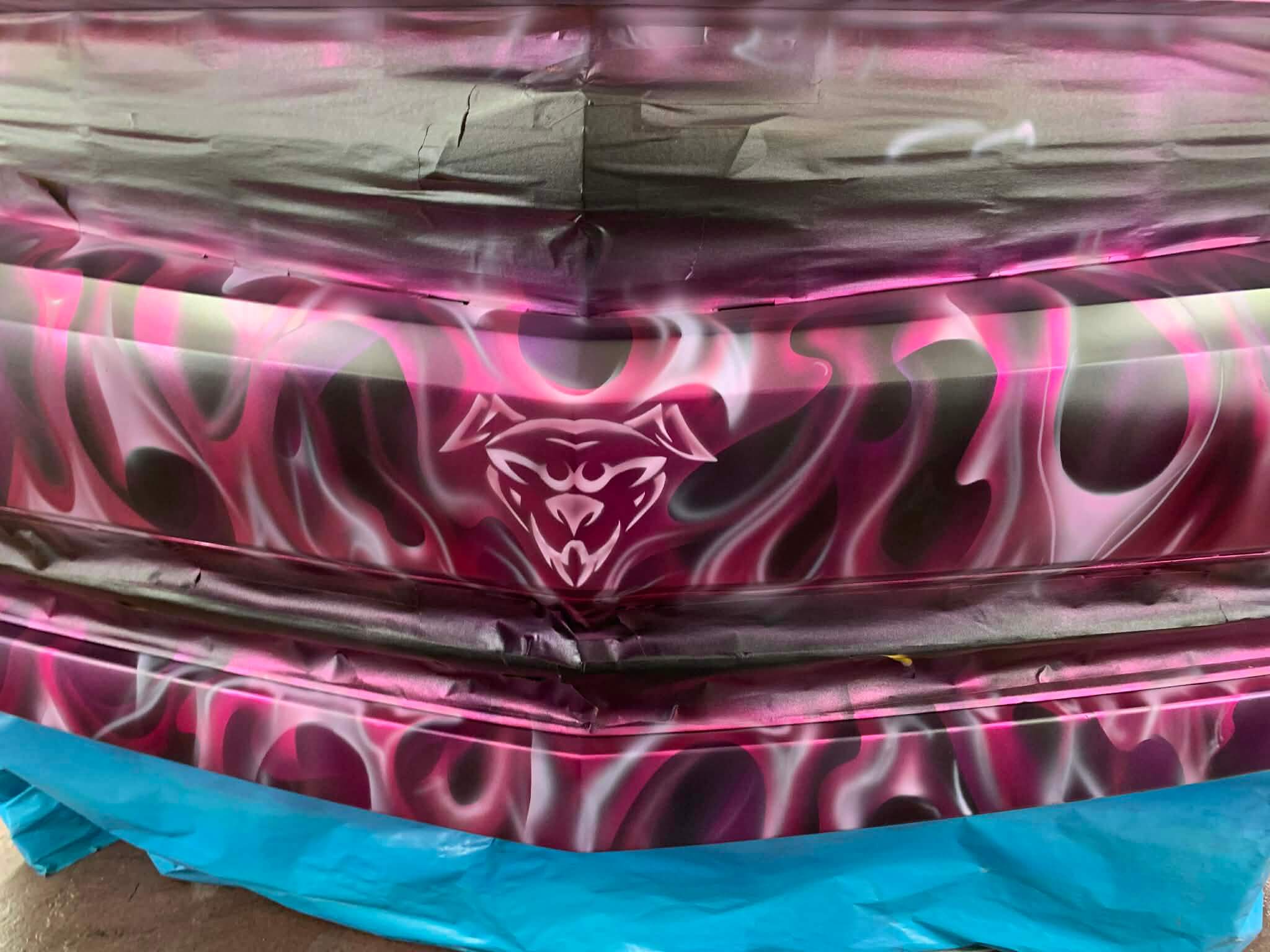 Tamco Paint You Cant Sit With Us Pink and Candy Concentrates in Chevrolet Camaro
