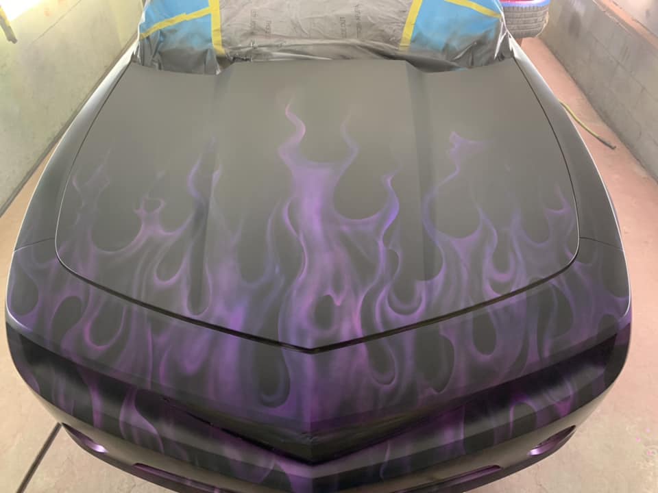 Tamco Paint You Cant Sit With Us Pink and Candy Concentrates in Chevrolet Camaro