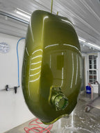 Tamco Paint Yuenling Green on Motorcycle Fuel Tank