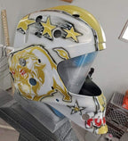 Tamco Paint Helmet Blizzard of Ozz Gold Pearl 