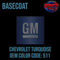 Chevrolet Turquoise | 511 | 1969 | OEM Basecoat