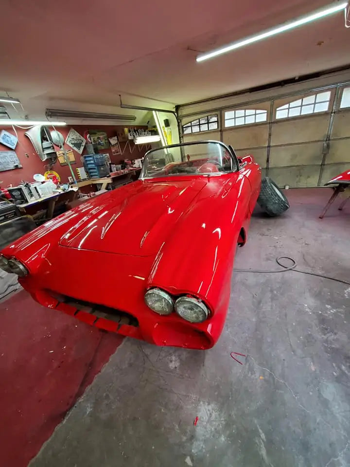 Tamco Paint Basecoat Factory Packs (HB9902 Bright Red) on 1962 Chevrolet Corvette