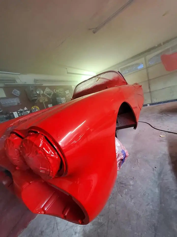 Tamco Paint Basecoat Factory Packs (HB9902 Bright Red) on 1962 Chevrolet Corvette
