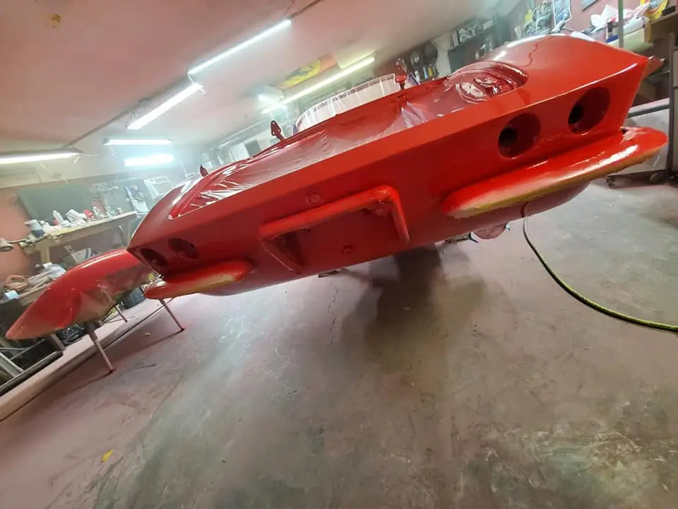 Tamco Paint Basecoat Factory Packs (HB9902 Bright Red) on 1962 Chevrolet Corvette