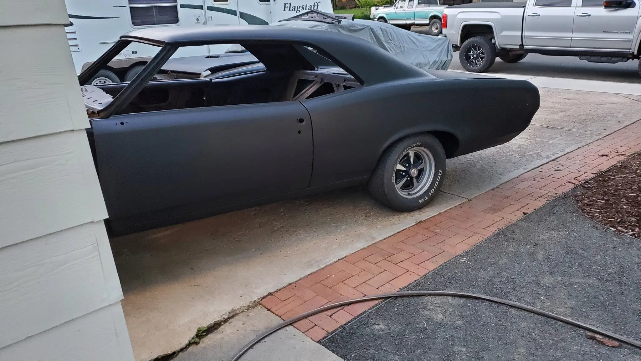 Tamco Paint HP5311 Black DTM (Direct to Metal) Primer Kit on Pontiac GTO