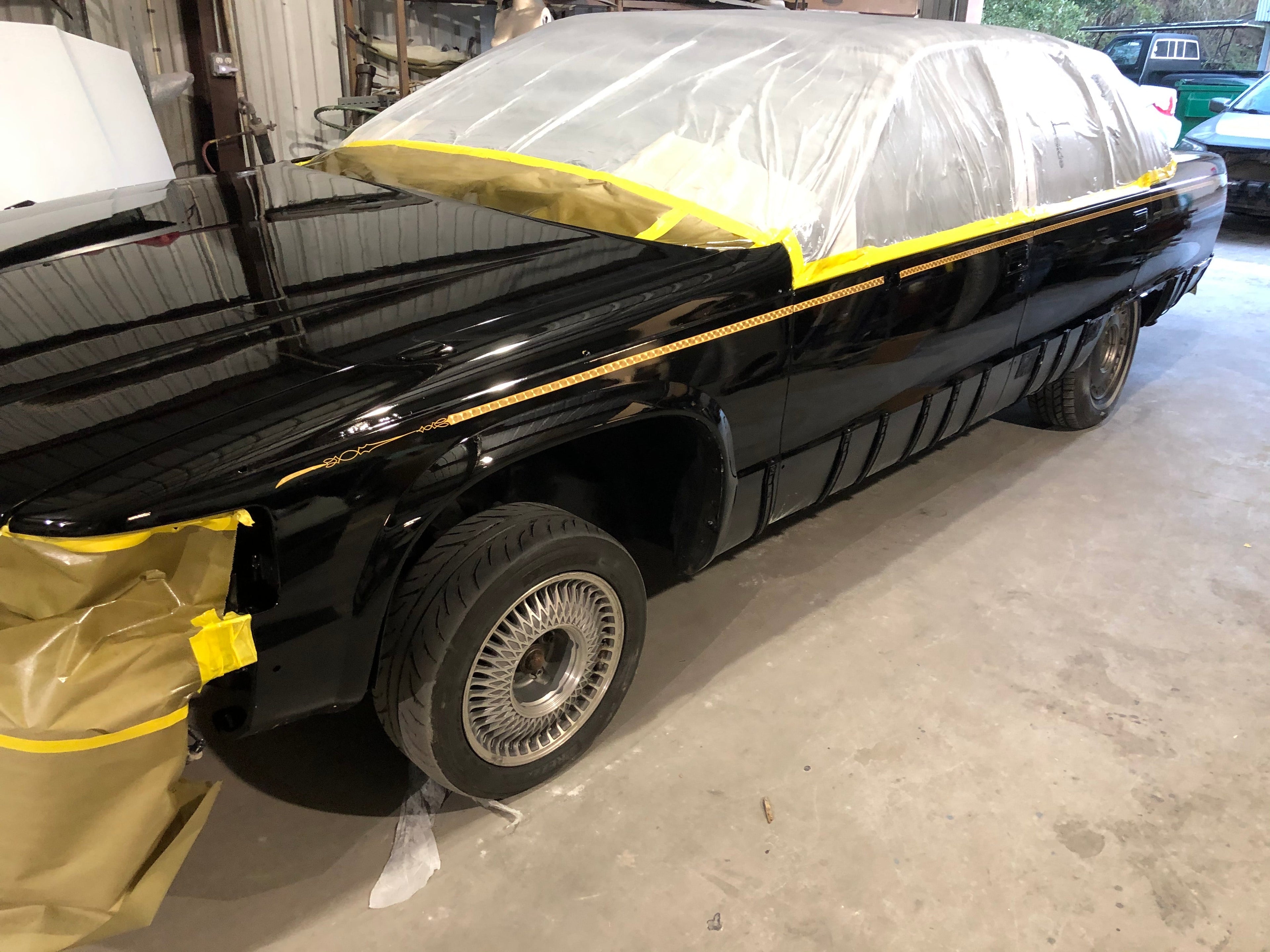 Tamco Paint 1969 Ford Mustang Murdered Out Black
