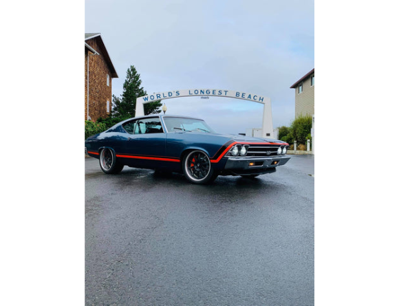 Tamco Paint Throwback Hugger Orange in 1977 Cherolet Chevelle