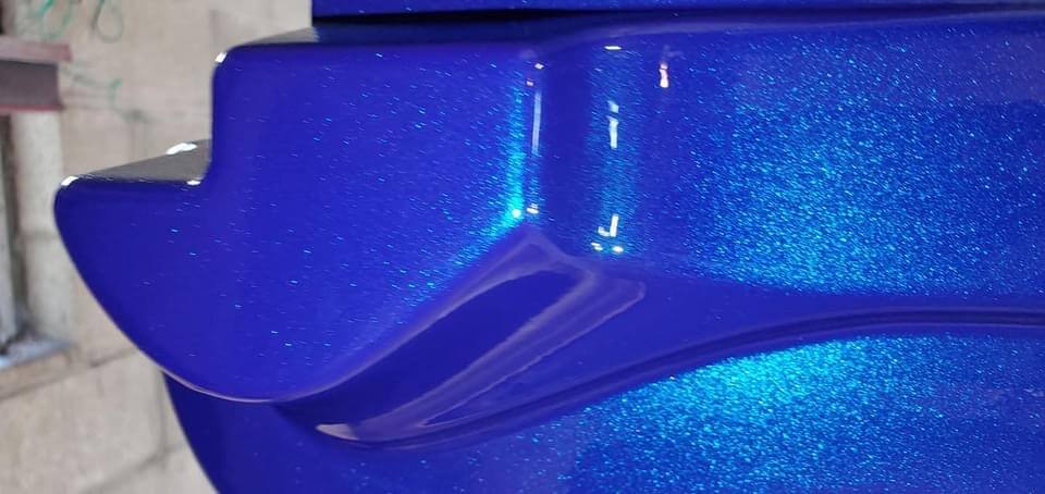 Bluetiful Metallic Custom Color 1972 Chevrolet nova