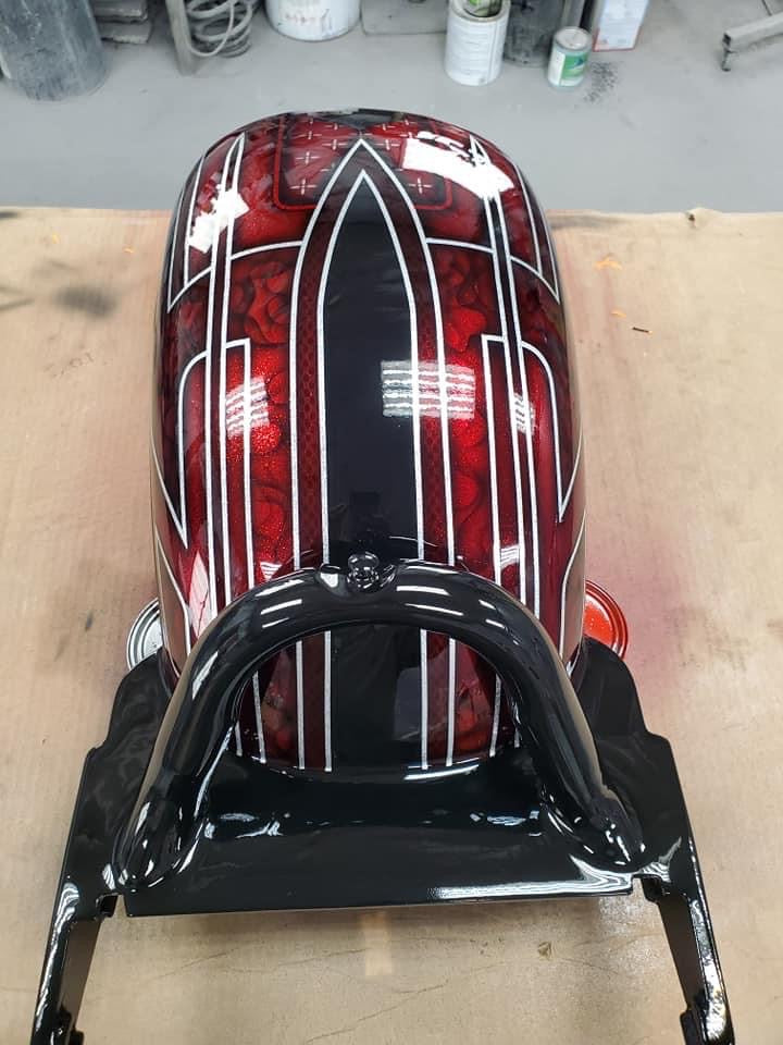 Tamco Paint Motorcycle Parts OG Red