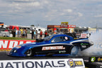 Bluetiful Metallic Custom Color C8 Vette funny car