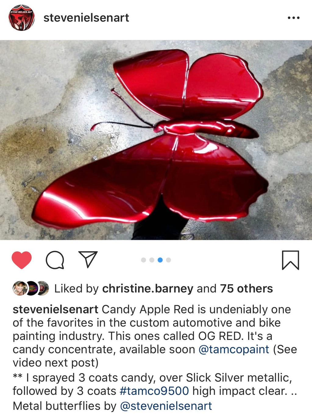 Tamco Paint Butterfly OG Red