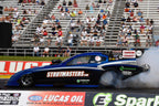 Bluetiful Metallic Custom Color C8 Vette funny car