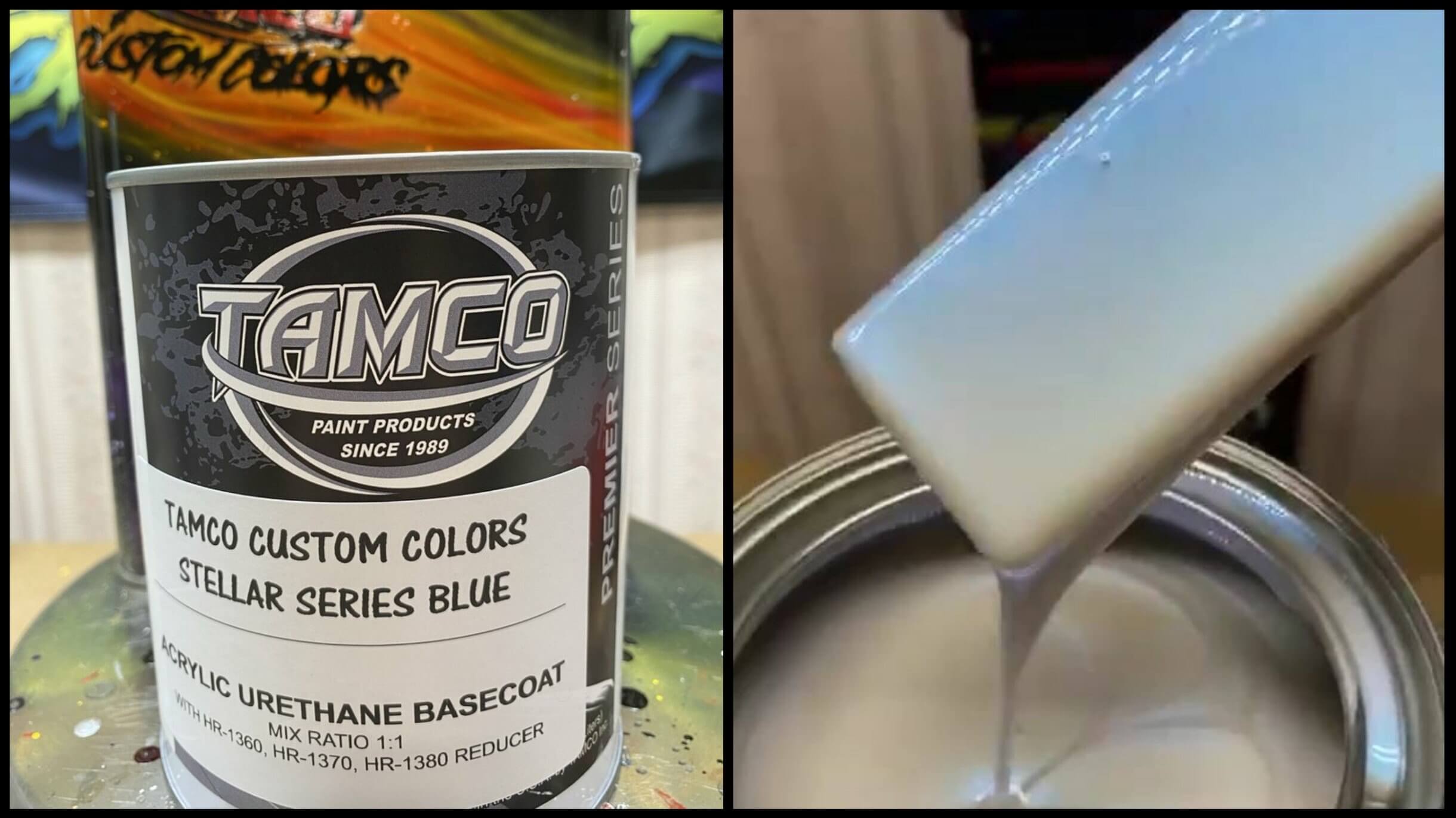  Tamco Paint Stellar Blue Custom Color Basecoat