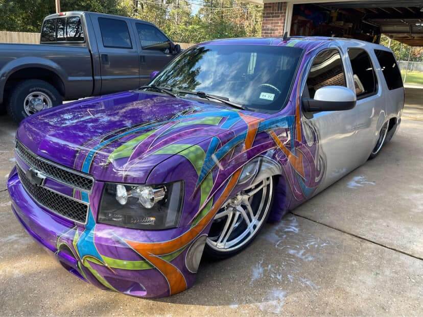 Tamco Paint Purple Pop Pearl in 2014 Chevrolet Tahoe