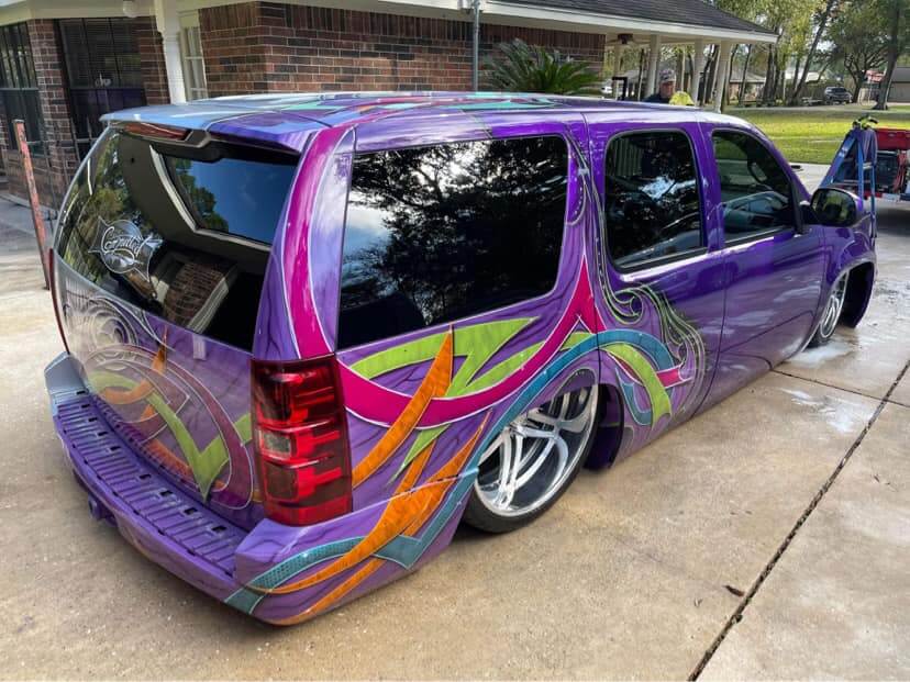 Tamco Paint Purple Pop Pearl in 2014 Chevrolet Tahoe
