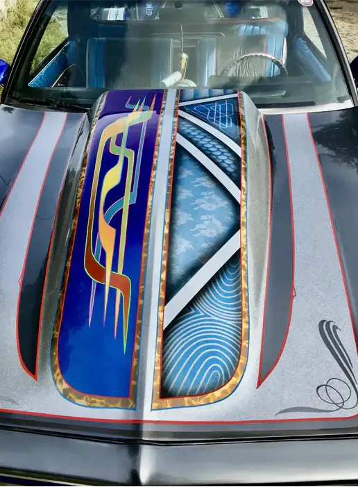 Tamco Paint Socal Blue Candy Pearl in 1987 Chevrolet El Camino