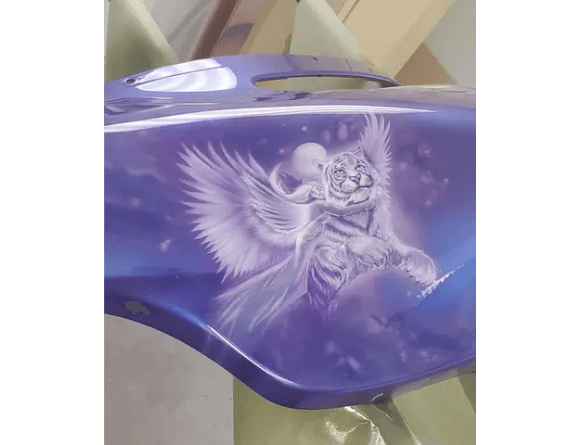 Tamco Paint Stellar Blue in Harley Davidson Ultra Limited